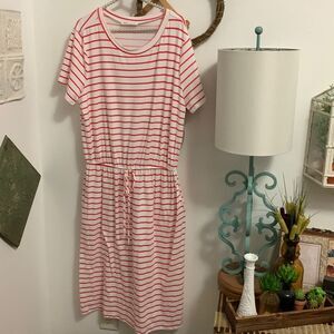 Reborn j. 2xl striped dress with pockets